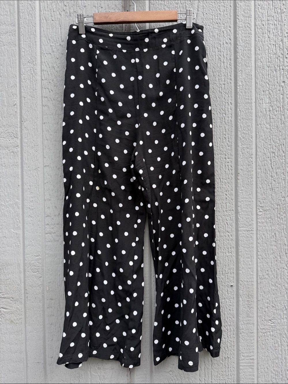 Maeve Black & White Polka Dot Pants - Picture 2 of 10